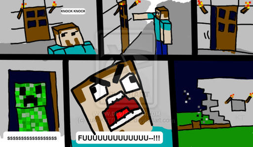 Minecraft - Арты + пара комиксов
